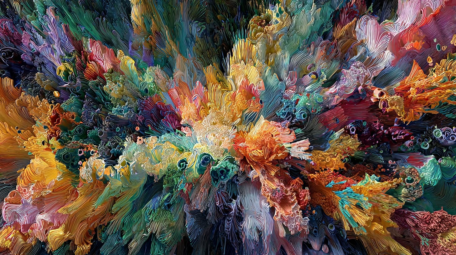 Abstrakte Darstellung von KI-Adoptions-Trends, verantwortlicher Beschleunigung und deutschem Unternehmenskontext