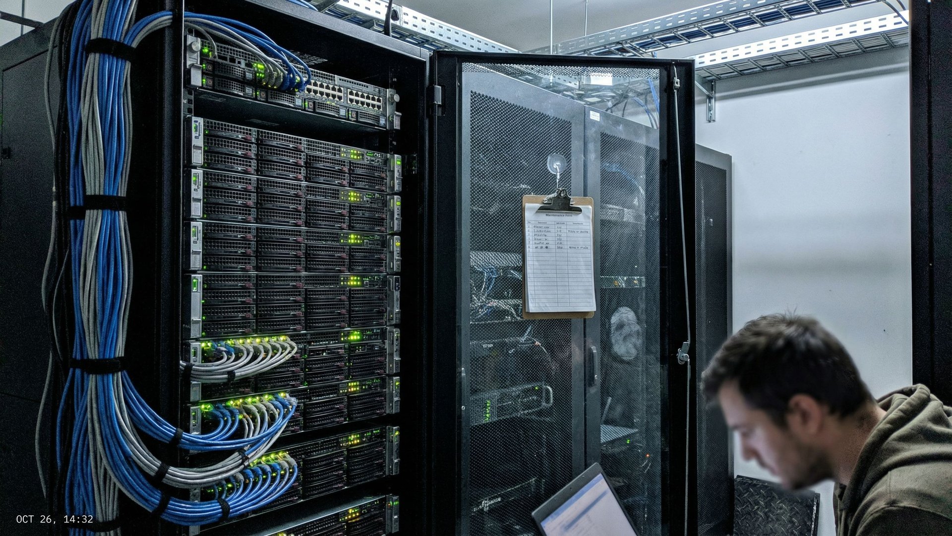 Terminal-Fenster mit Claude Code Routine-Konfiguration neben einer Cloud-Infrastruktur-Darstellung, die automatisierte Entwickler-Workflows symbolisiert