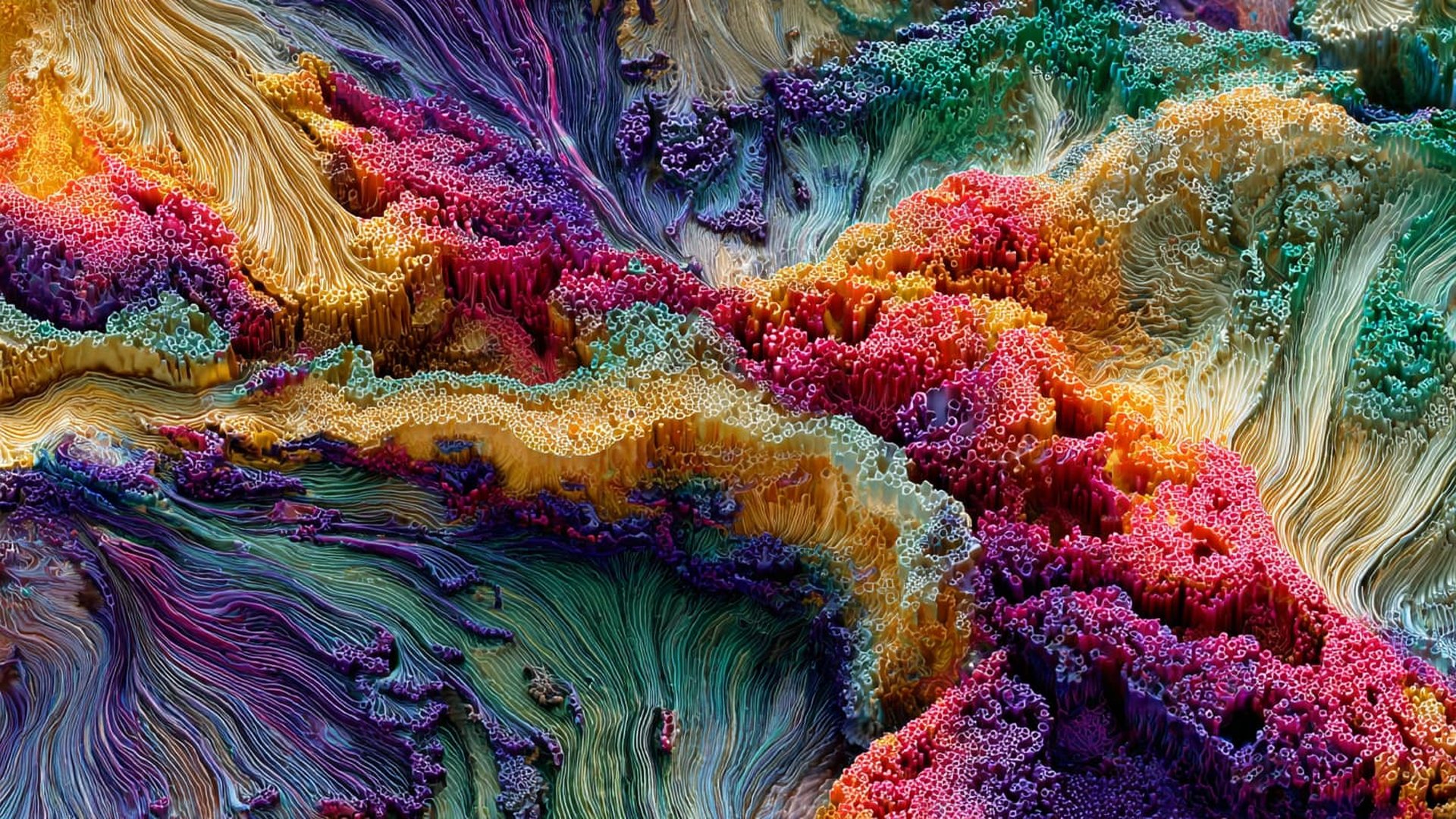 Abstrakte Deep-Learning-Visualisierung als Symbol für Meta-Learning und vernetzte Wissenssysteme