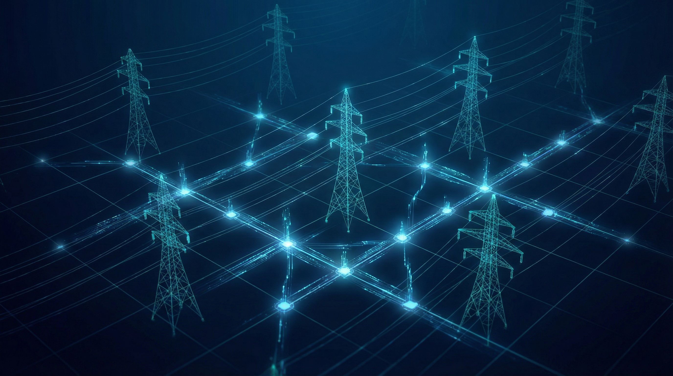 Abstrakte Visualisierung der Regulierungslandschaft für Energieversorger