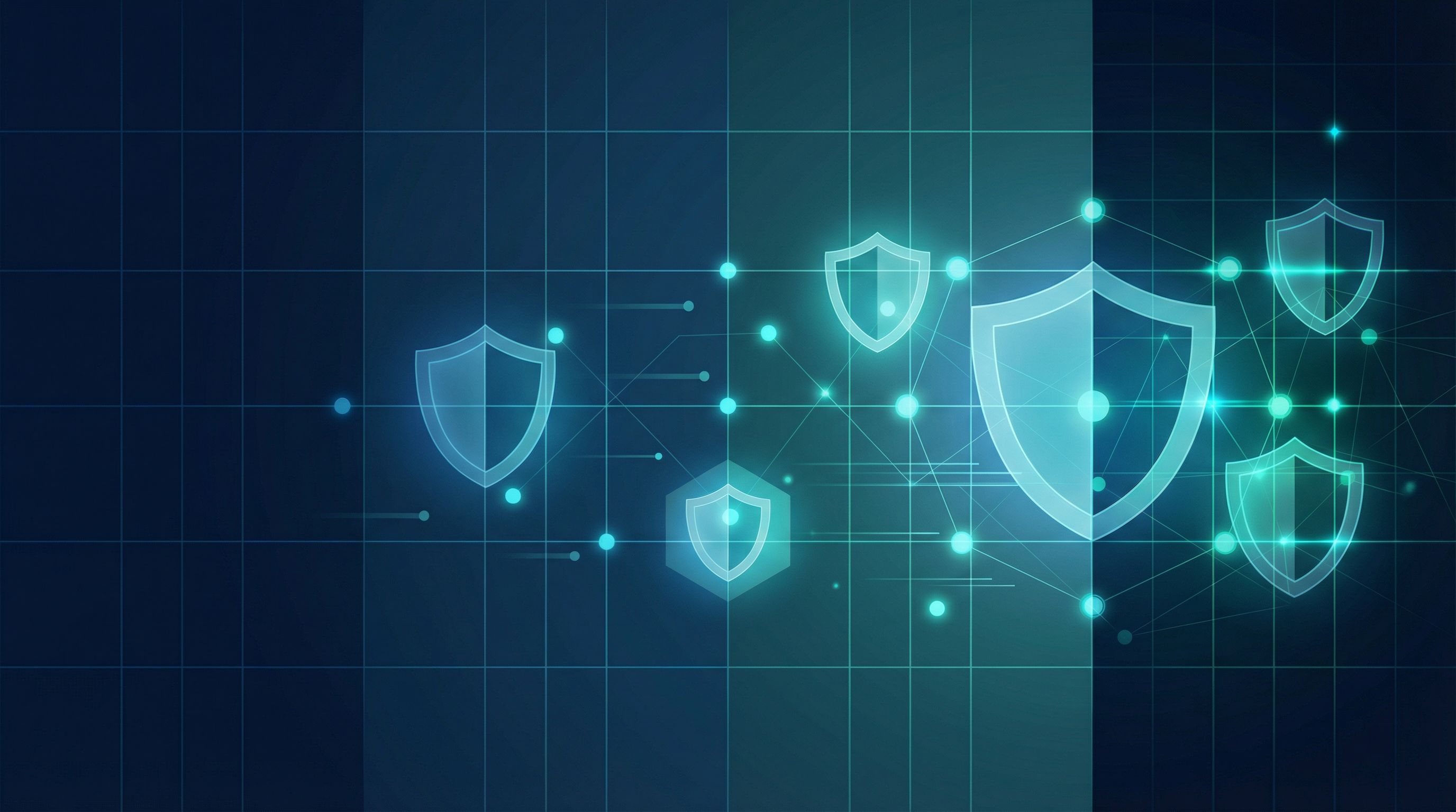 Abstrakte Visualisierung der EU KI-Regulierung mit Risikokategorien und Compliance-Struktur