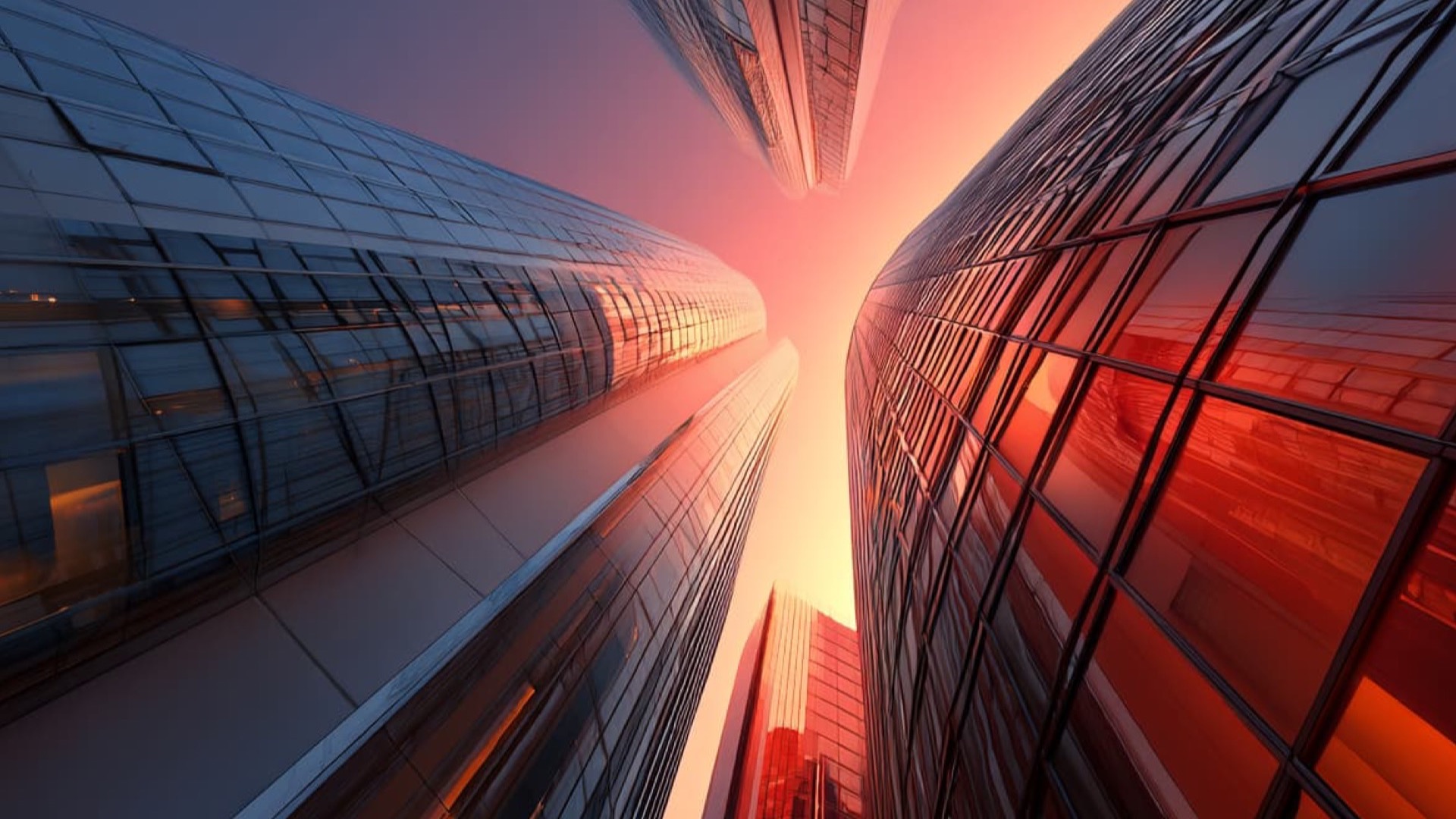 Abstrakte Visualisierung einer Business- und Enterprise‑Architektur